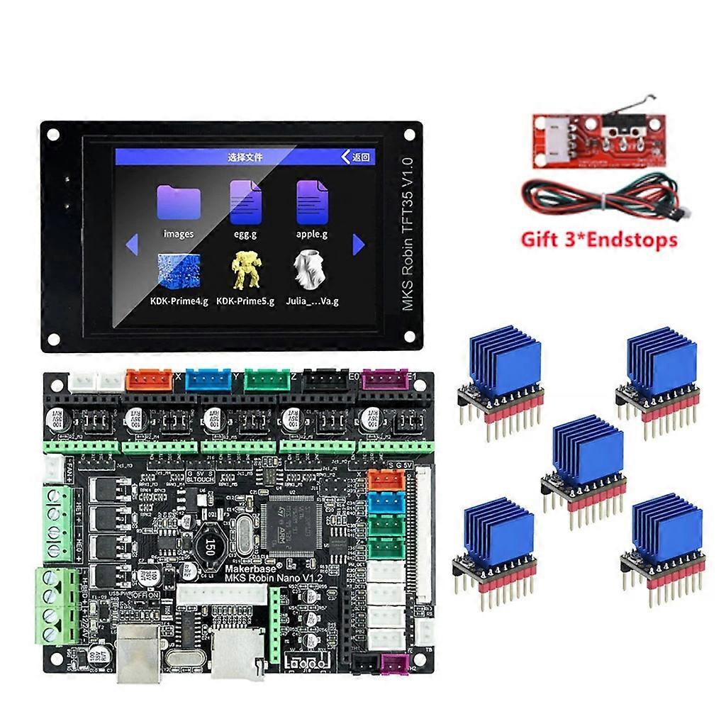 Makerbase MKS Robin NanoV1.2 32Bit Control Board WIFI 3D Printer TFT35 Screen