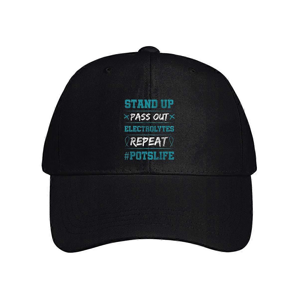 Stand Up Pass Out Electrolytes Repeat Baseball Cap