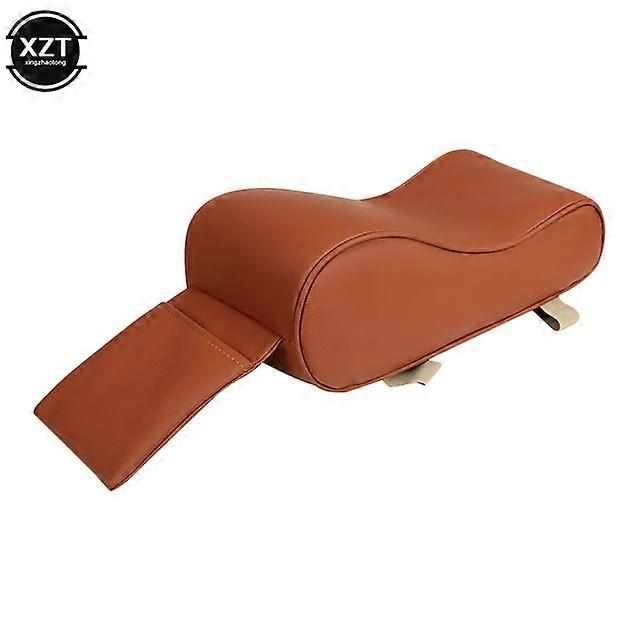 Car Memory Foam Armrest Cushion Center Console Armrest Pillow With Mobile Phone Holder Storage Bag Car Armrest Box Mat Pad