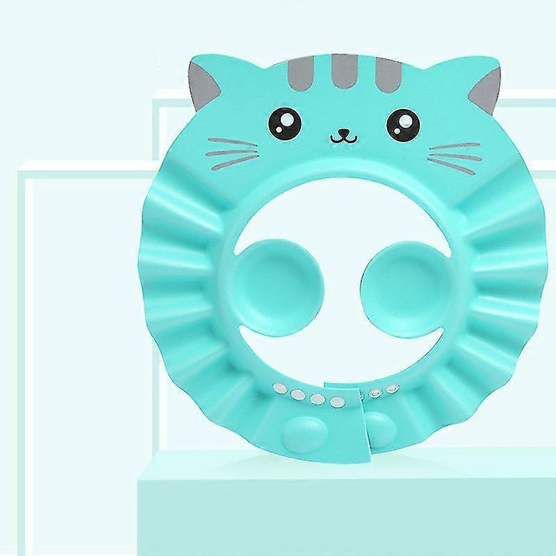 Kids Shower Cap Bath Visor Adjustable Bath Shower Protector Wash Earmuff Waterproof Bath Cap