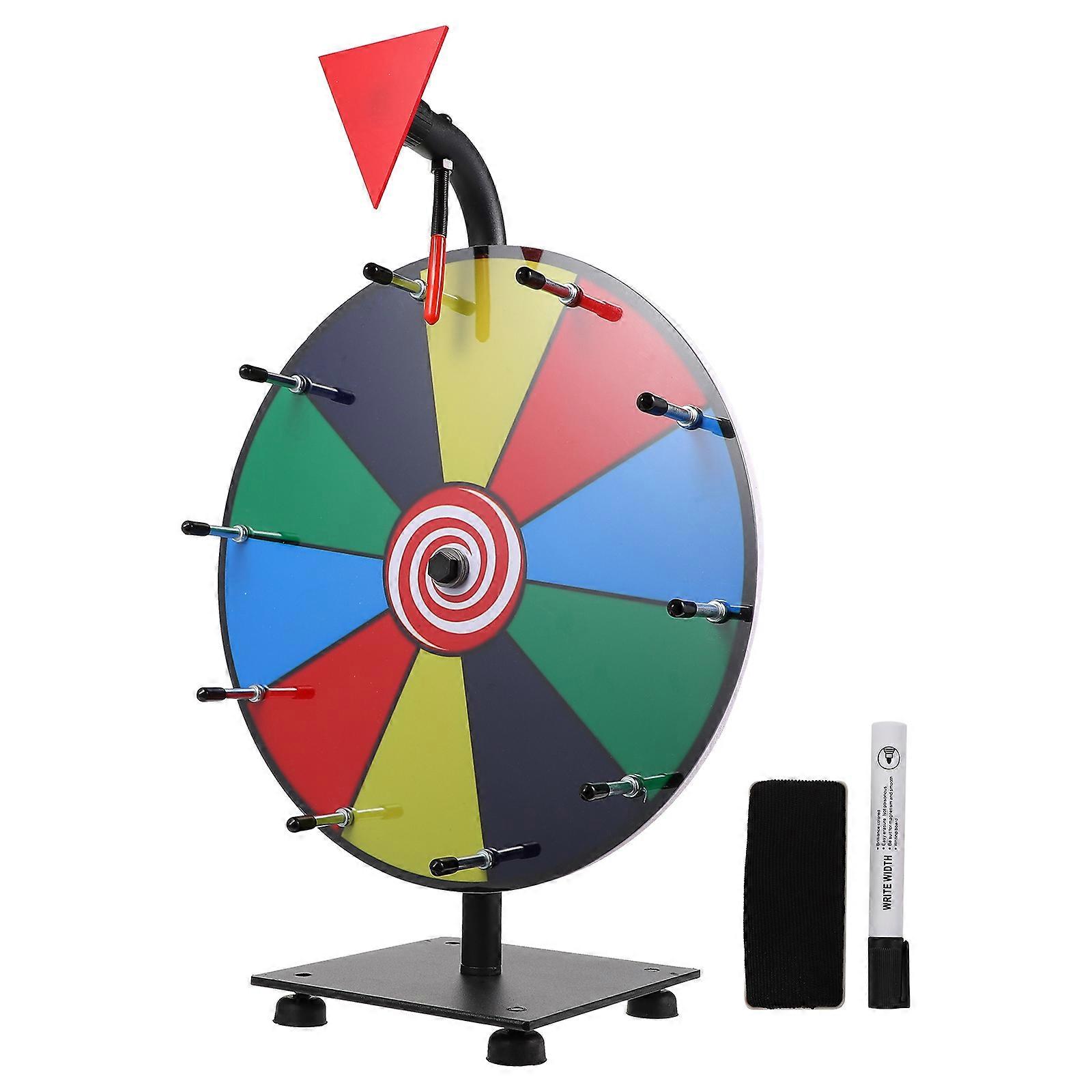 1 Set Table Sur Table Effaçable Roue prix Colorée Roue Prix Drôle Roue Prix