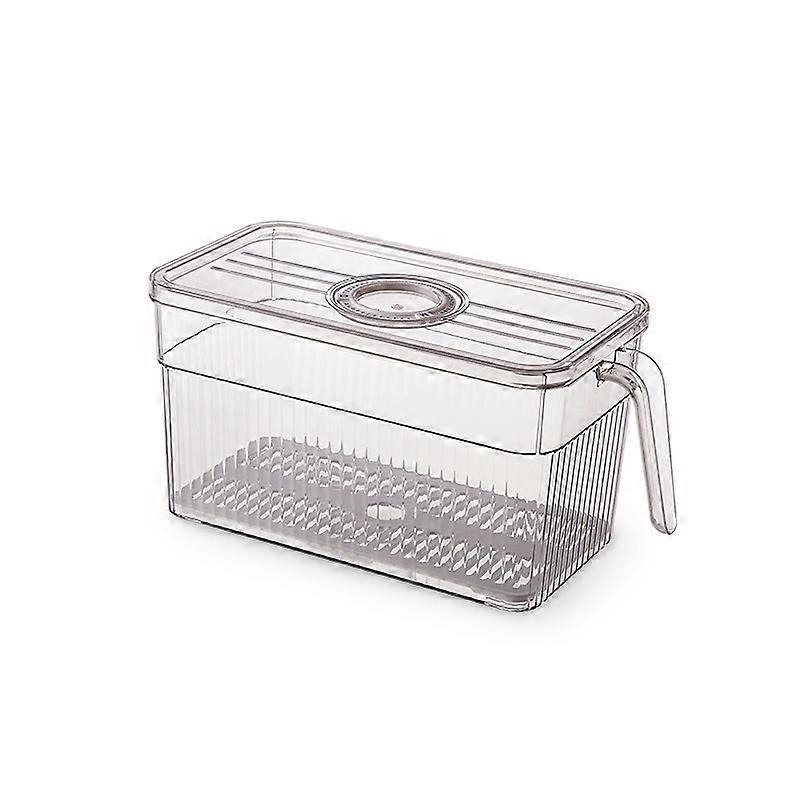Refrigerator Storage Box Timing Fresh Fridge Organizer Vegetable Fruit Food Storage Containers Pantry Kitchen Organizer