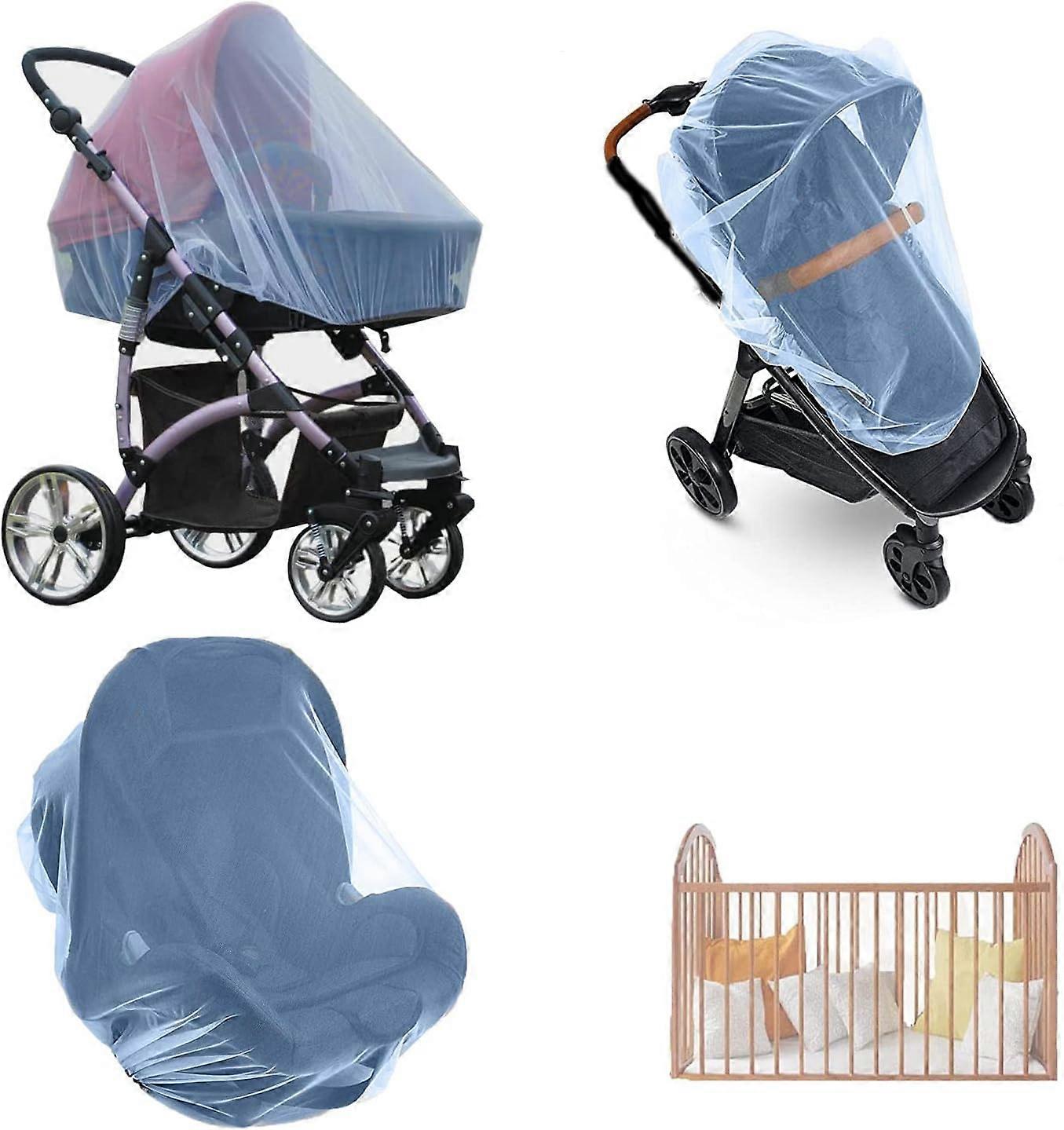 Universal mosquito net for strollers with large encrypted mosquito nets for strollers