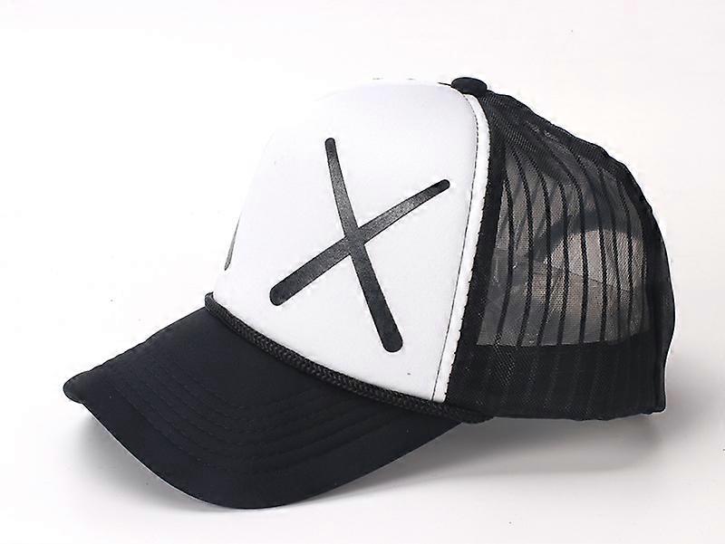 Mesh Trucker Hatter Stive strukturerte frontpaneler Golf Pappa Baseball Cap for menn Kvinner