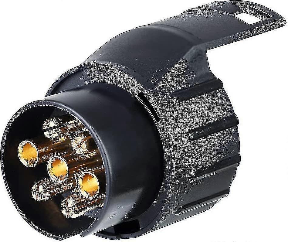 7 To 13 Pin Trailer Adapter, 7 Pin To 13 Pin Towing Adapter, Trailer Plug Socket Adapter, 12v Waterproof Electric Adapter Plug Socket Converter Connec