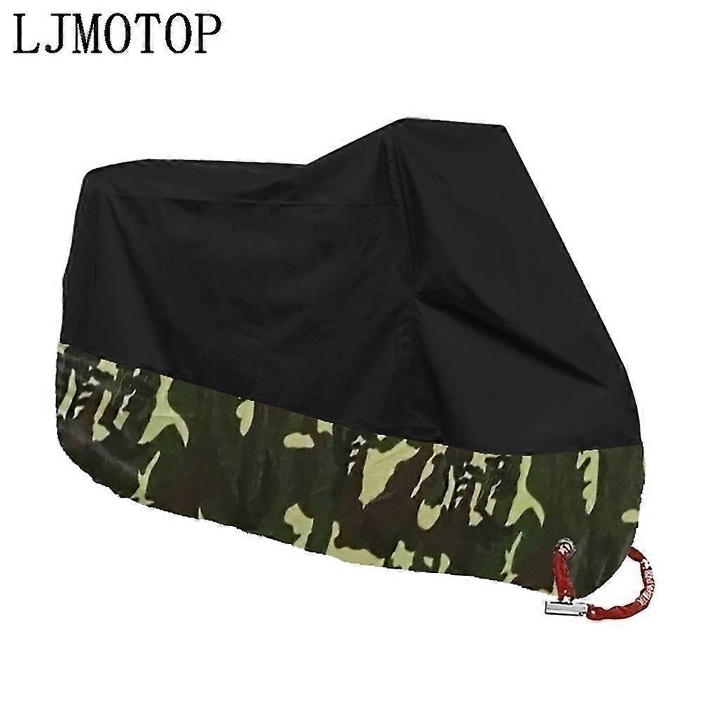 Motorcycle Cover Universal Outdoor Uv Protector Dustproof Rain Cover for Kawasaki VERSYS 650 ZG1000 ZX6 9R R400 ZRX 1100 1200
