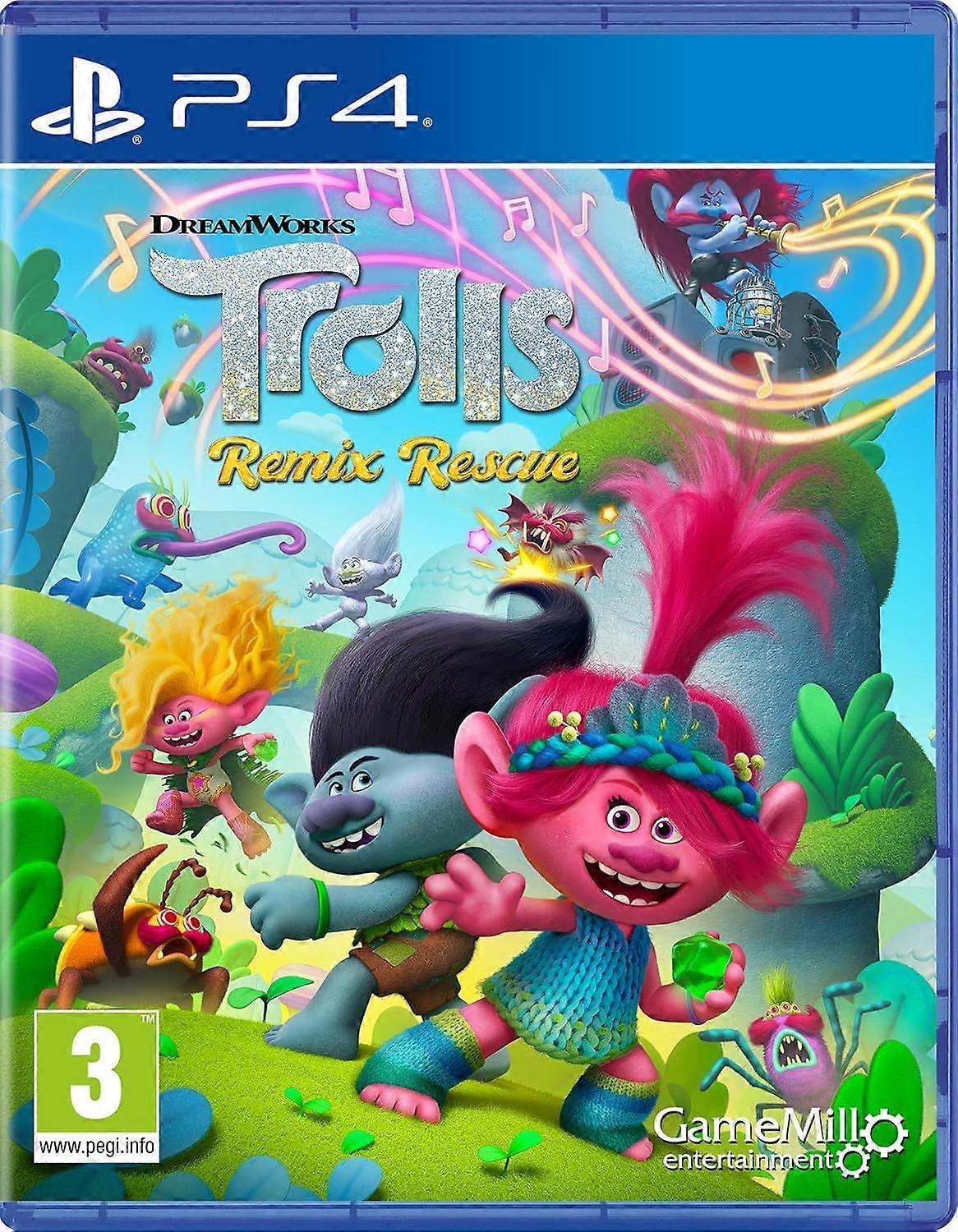 Trolls Remix Rescue PS4 Game