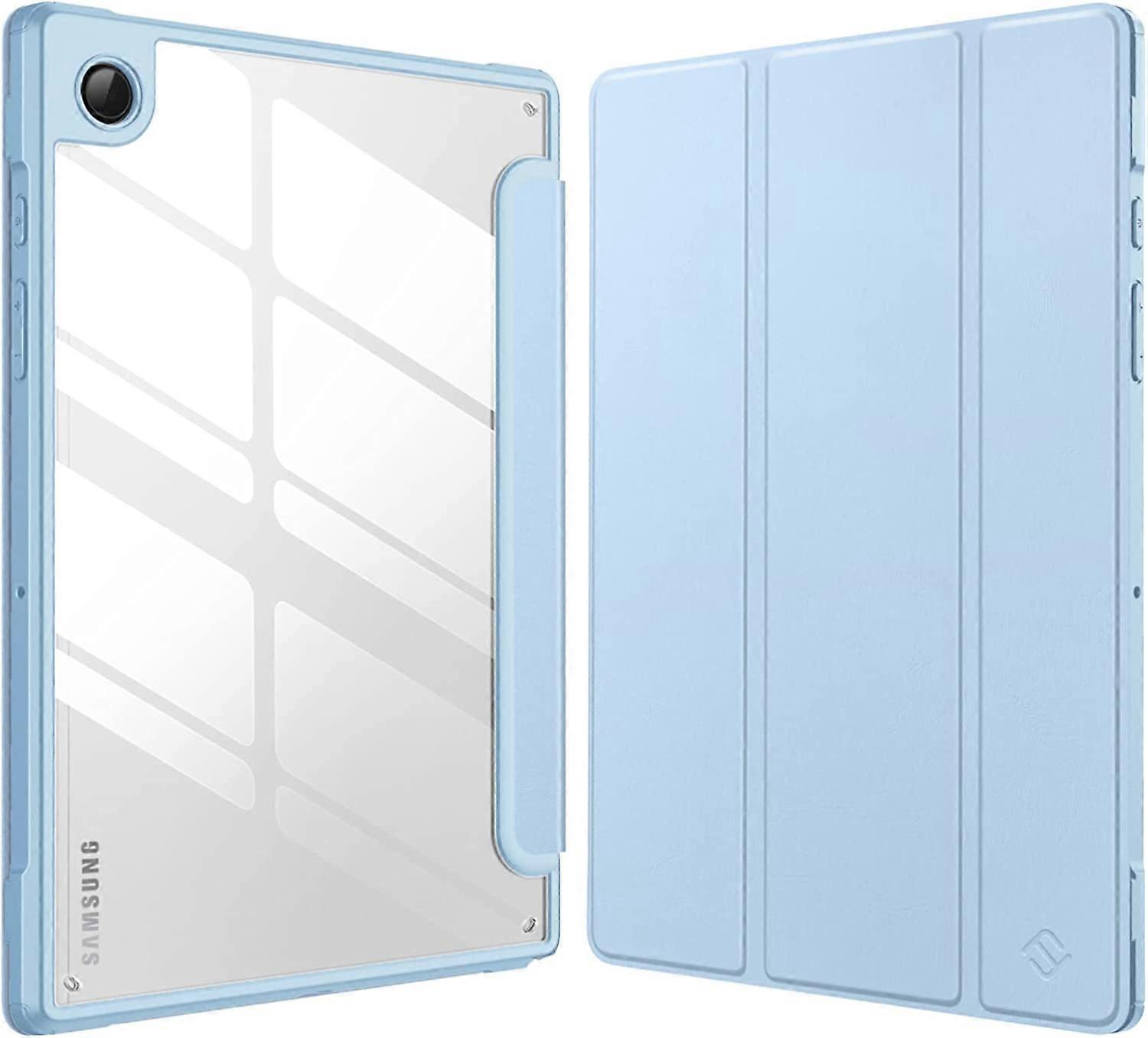 Slim Case for Samsung Galaxy Tab A8 10.5 inch 2022 Model (SM-X200/X205/X207), Shockproof Cover with Clear Transparent Back Shell, Auto Wake/Sleep