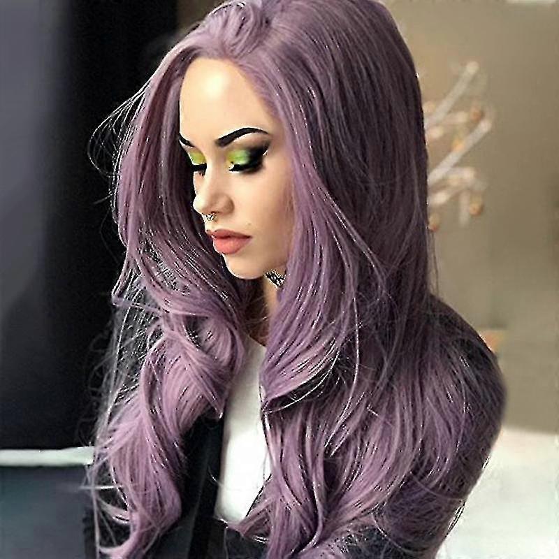 Mode vrouwen lange krullend golvend haar pruiken synthetische partij pruik