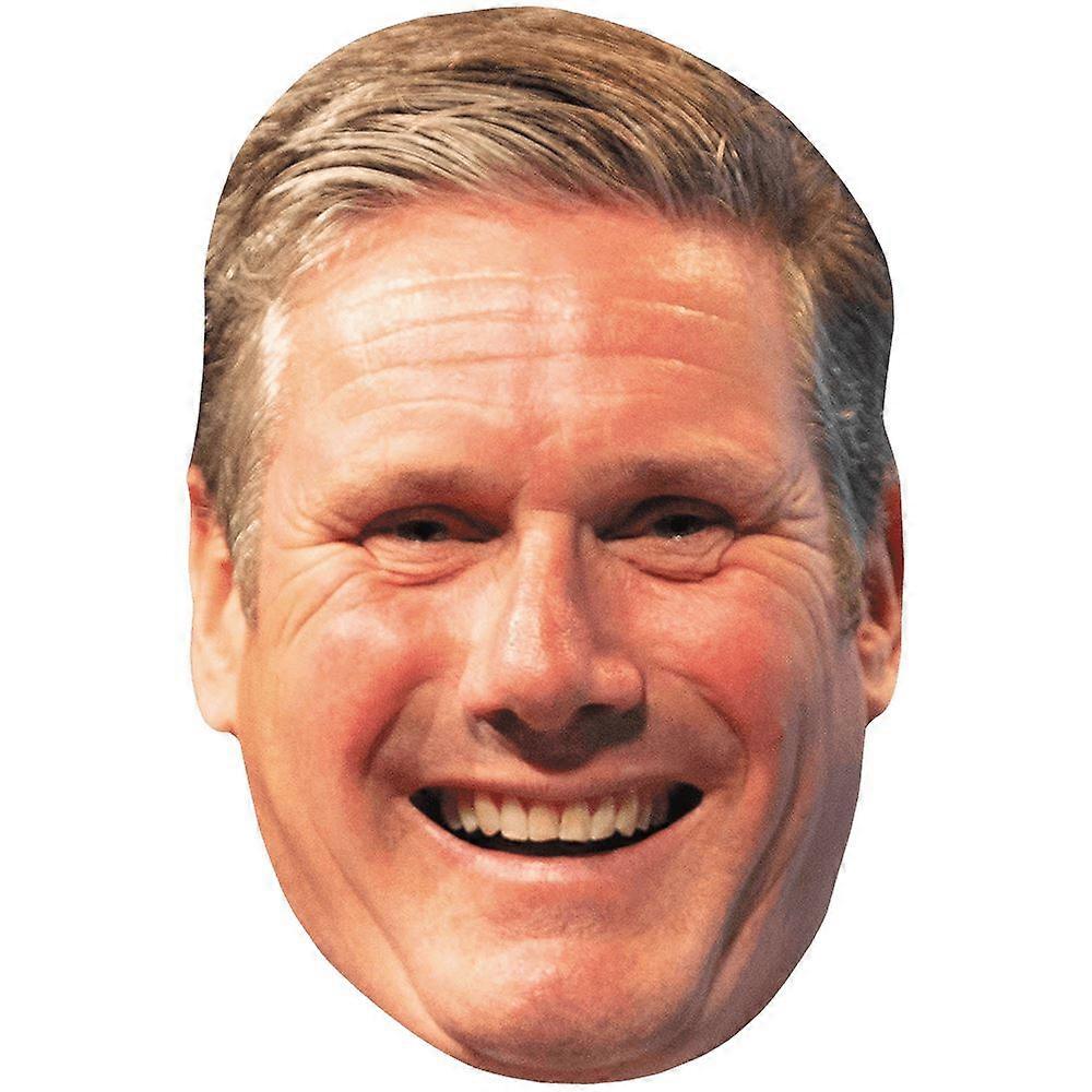 Keir Starmer (Smile) Celebrity Mask, Flat Card Face