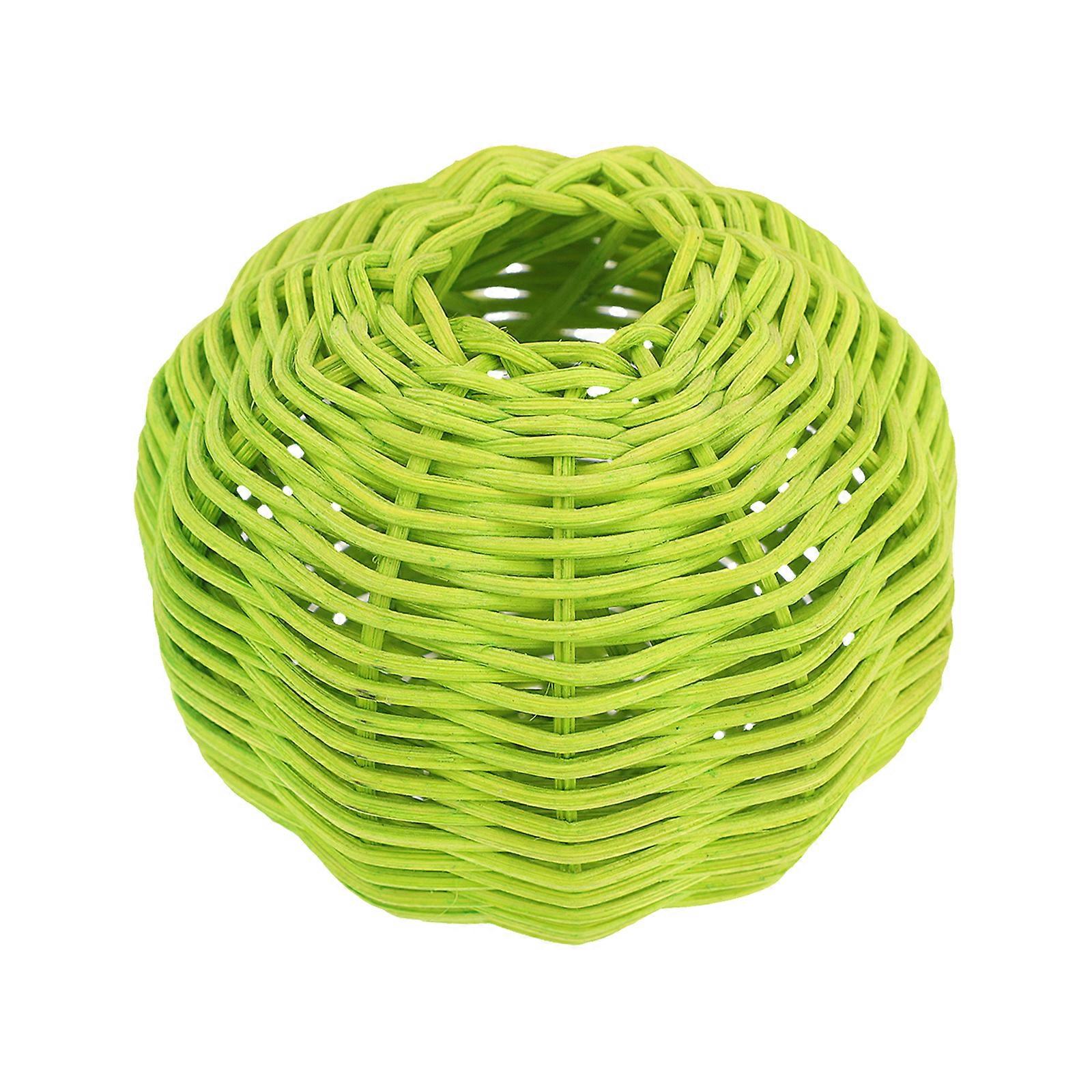 2Pcs Woven Lamp Shade Delicate Light Cover Rattan Woven Lampshade Lamp Decor
