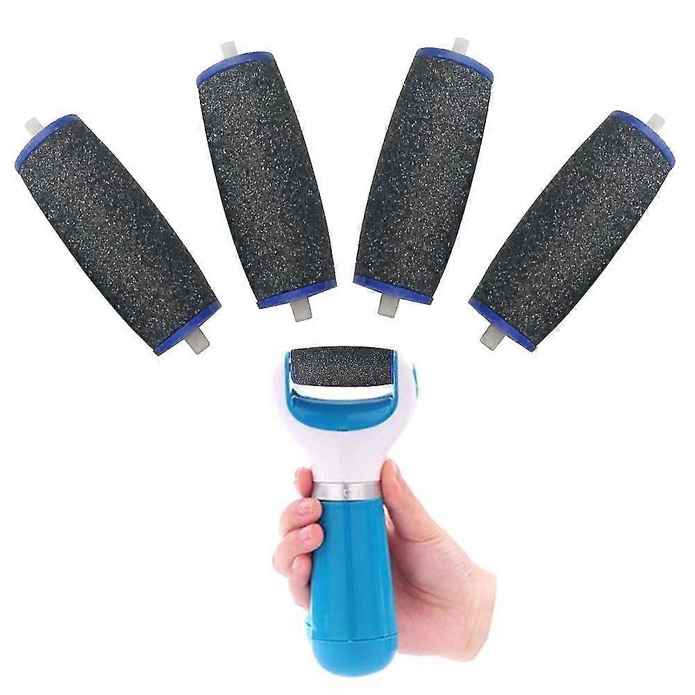 4pcs/pack Refill For Electronic Foot File Replacement Roller Head
