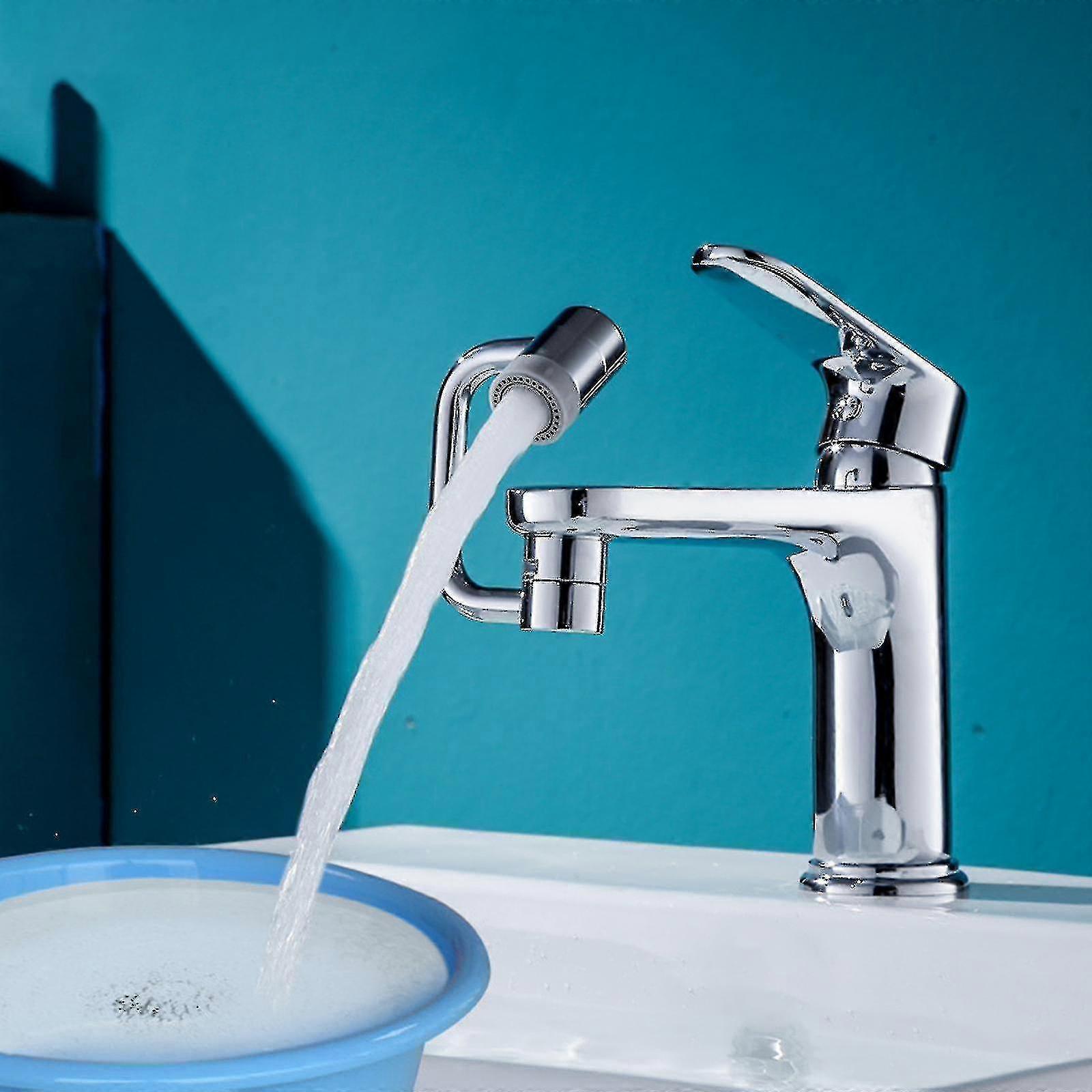 Universal 1080 dreibar forlengelse kran lufting rotere robotarm trykk forlenger sammenleggbar kjøkkenvask kran [XH]