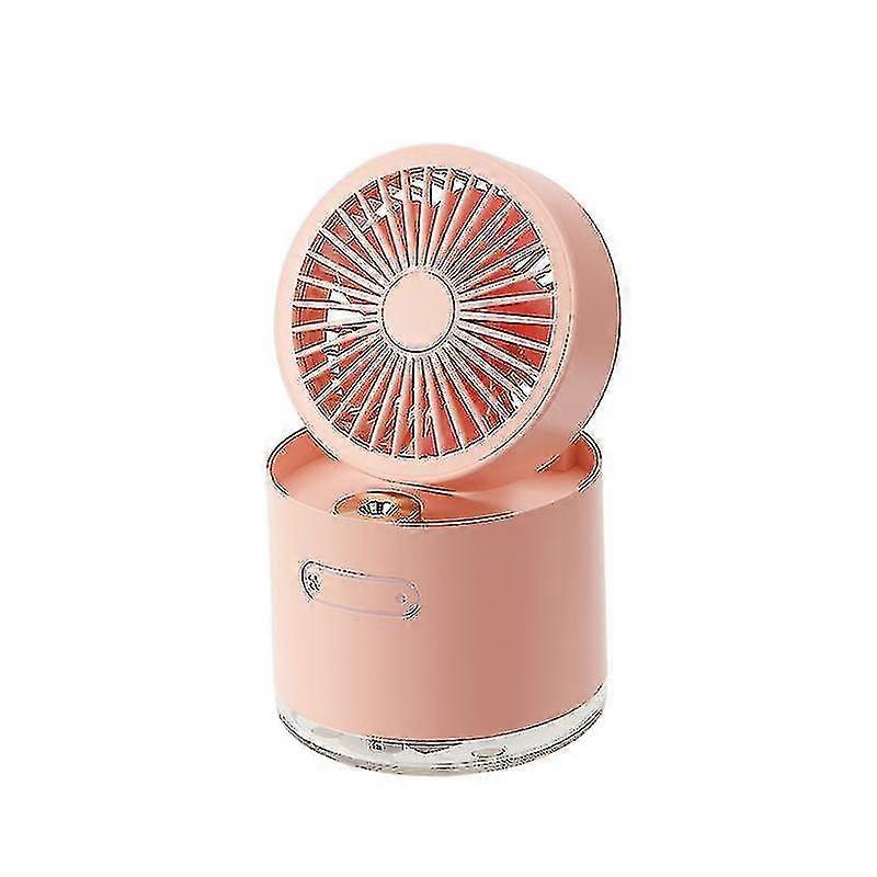 Faltluftbefeuchter Lüfter Zwei-in-Eins Mini Desktop Luftbefeuchtung Kleiner Lüfter USB Charging Tragbarer elektrischer Ventilator