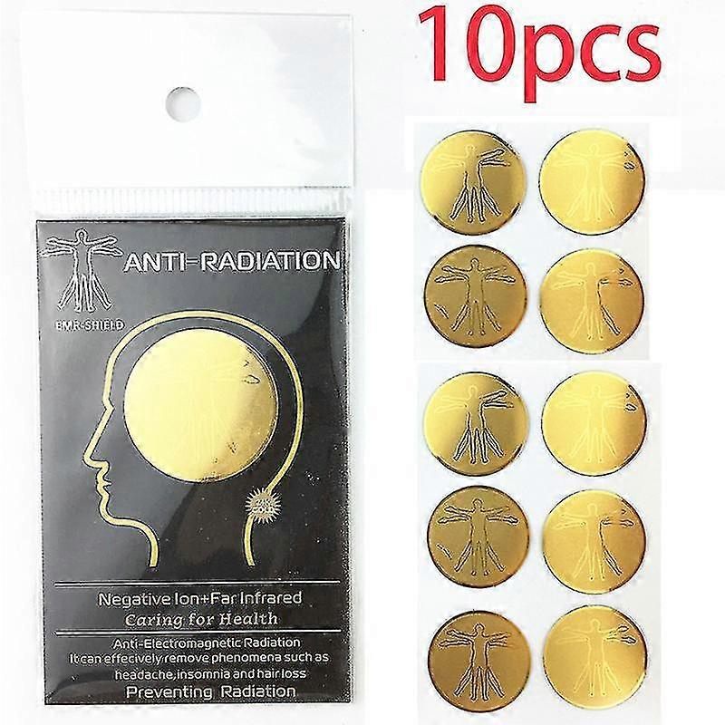 10pcs αντι προστατευτήρας ακτινοβολίας αυτοκόλλητο κινητό τηλέφωνο φορητό υπολογιστή ιόντων emf αναστολέας