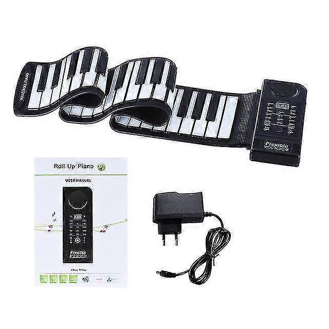 Naiwang Portable Silicon 61 Keys Roll Up Piano Electronic Midi Keyboard With Built-in Loud Speaker