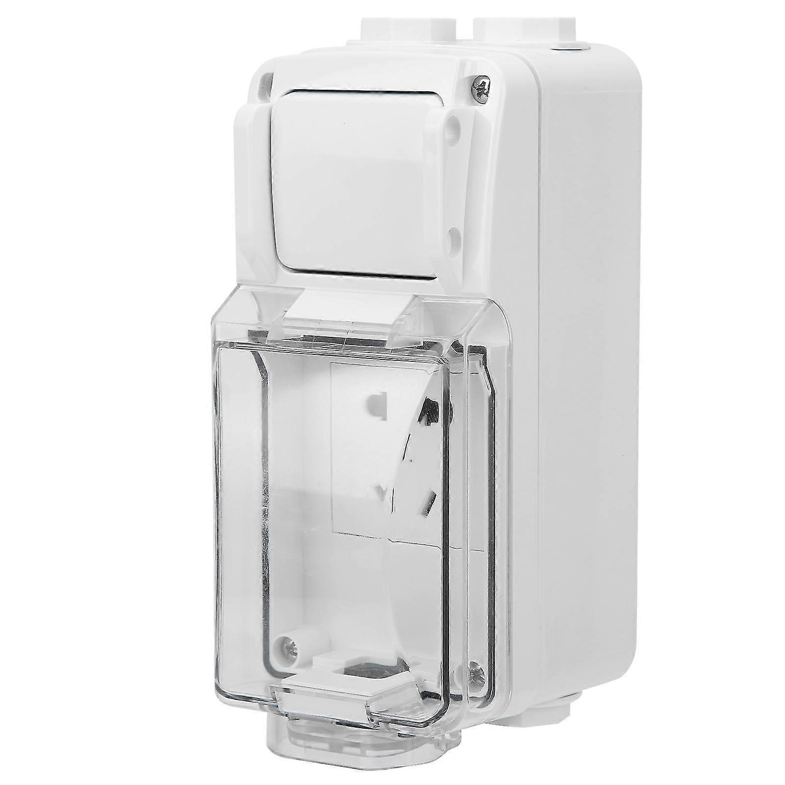 Outdoor Waterproof 3-Hole Wall Socket ABS Case 250V Electrical Outlets