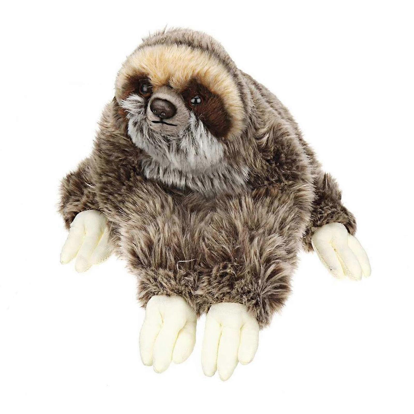 35CM drăguț realist trei toed Leneș plus umplute animale de jucărie Soft Plush Leneș Critters copii copii ziua de naștere Cadouri Plush Doll