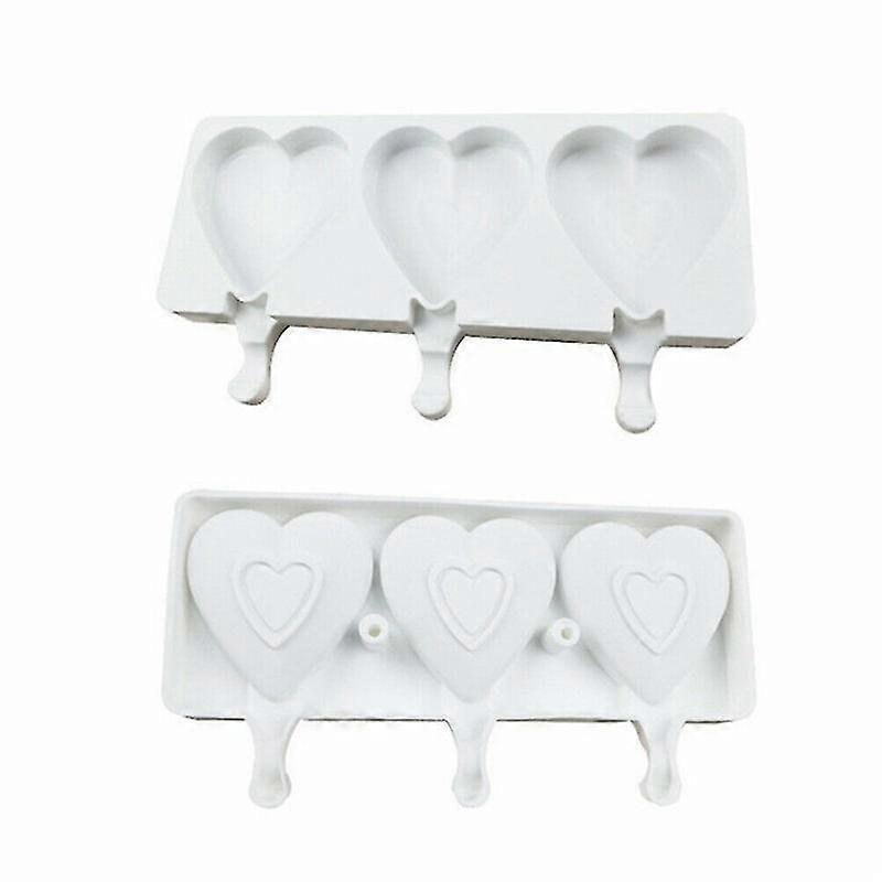 Heart Shape Ice Cream Silicone Molds