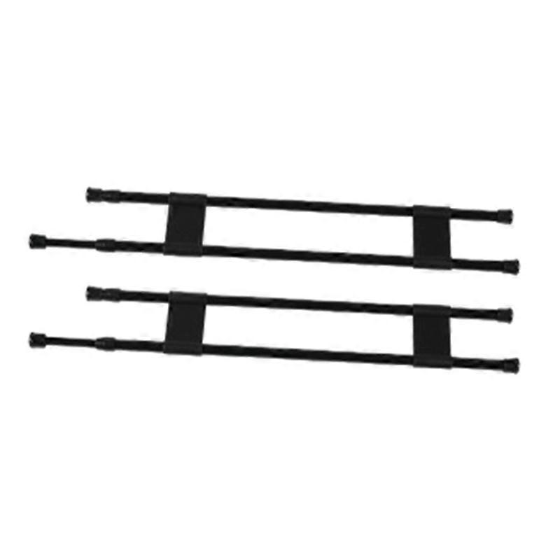 Spring Tension Fridge Rod Double Refrigerator Bar for Travel Trailer Extends Between 15 and 27 / 19 and 35 T3EF