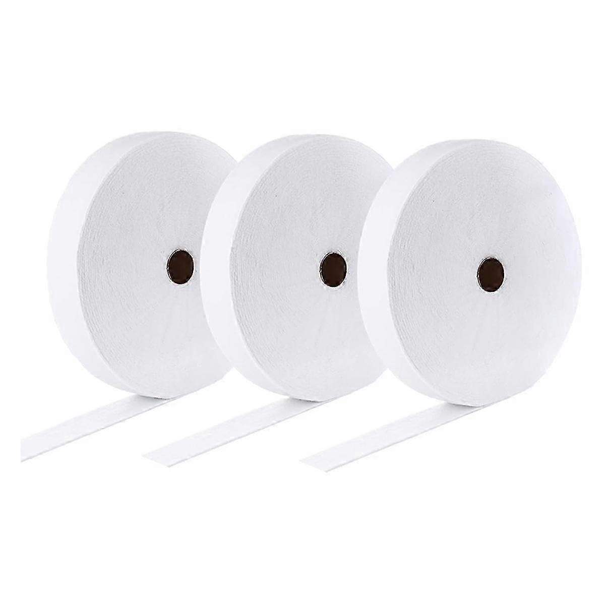 3rolls Jellyroll Batting Strip 2 1/4 ίντσα Σύνολο 150 γιάρδες Βαμβάκι Blend Batting σε ένα ρολό, ευέλικτο Q