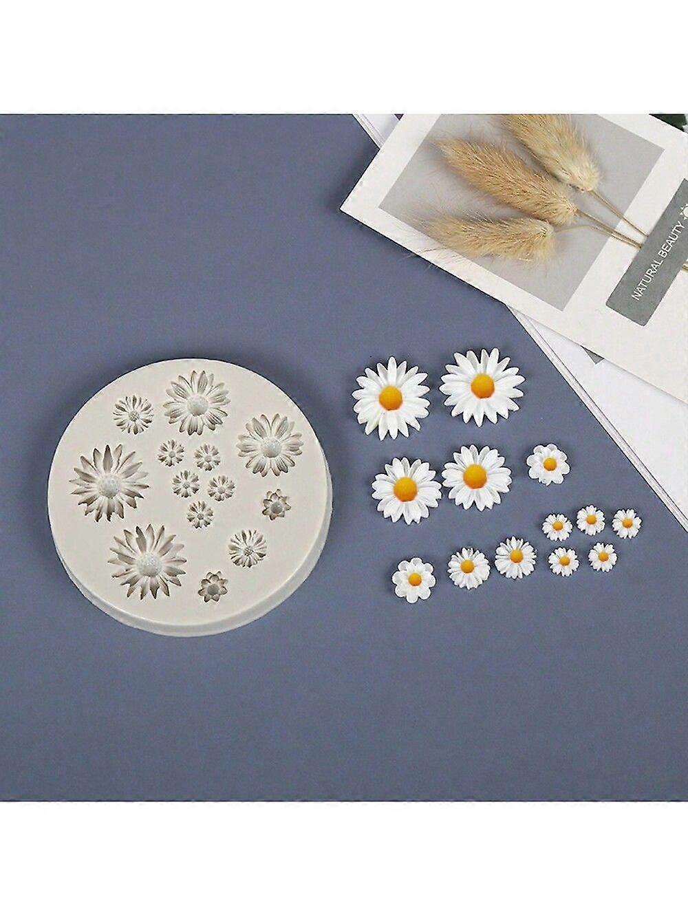 מגוון תבניות פרחים קטנות, תבניות חיננית, עמידות בטמפרטורה גבוהה, מתאים להכנת תכשיטים, נרות, אביזרים