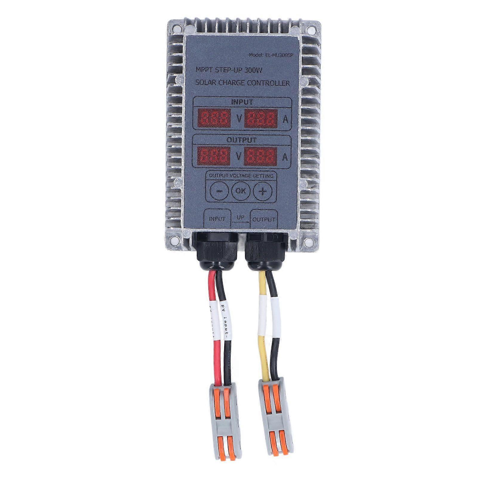 Solarbatterie-Laderegler Boost MPPT-Spannung einstellbar Wasserdicht mit Display 2485V 300W