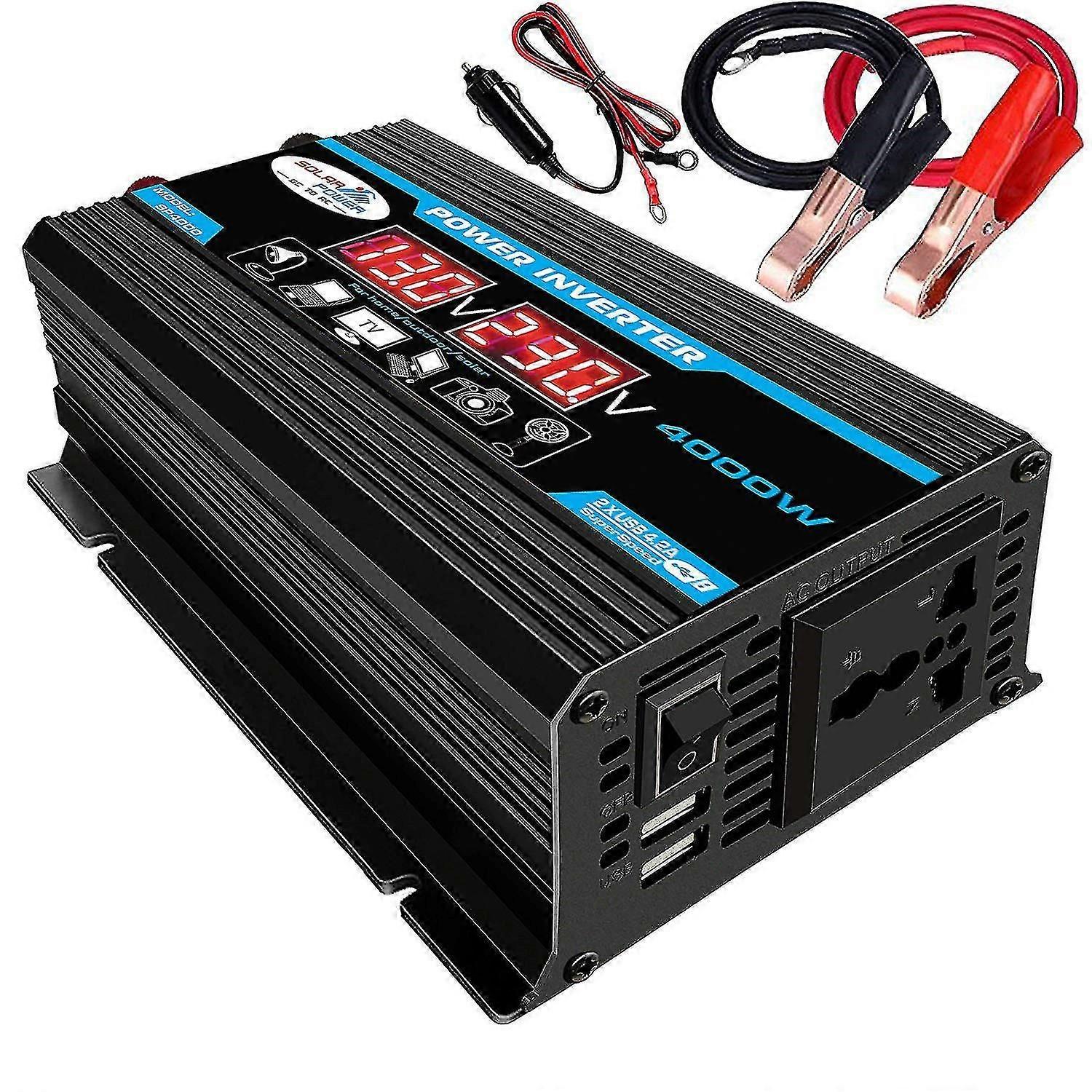 2023 New Inverter 12v To Ac 4000 W High Frequency Inverter Vehicle Inverter