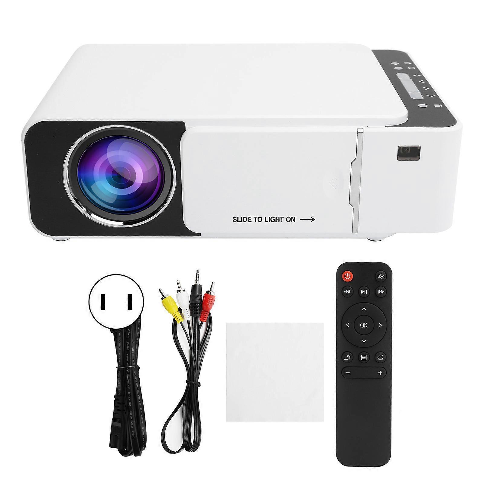 Projektor Home HD Mini Tragbar Gleiche Leinwandversion Projektionsausrüstung 55W 100-240V T5