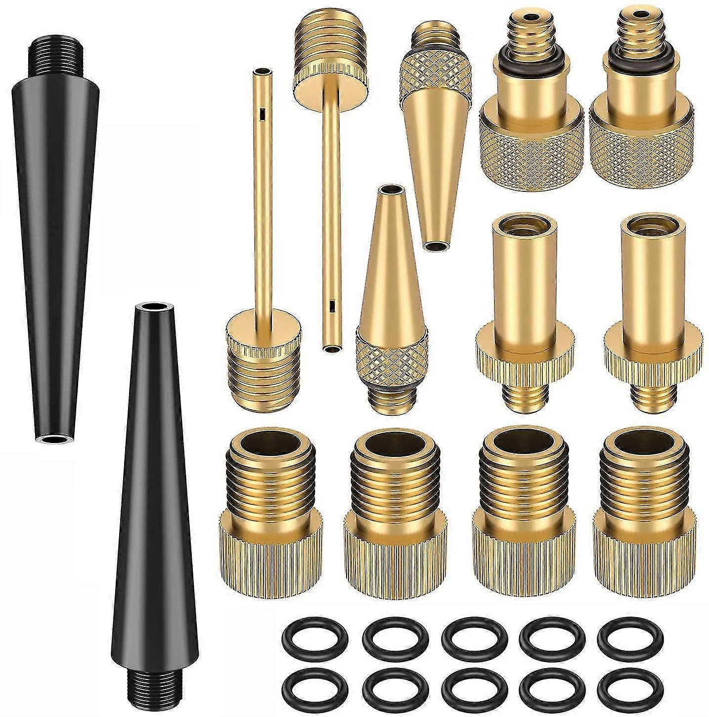 24pcs Bicycle Valve Adapter Av Dv Sv Bicycle Valve Adapter Accessories