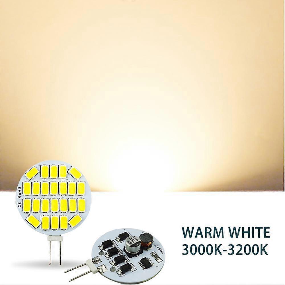 LED G4 Round Spotlight Bulb 10pack AC12V-48V 3W 5730 24leds Range Hood Lights