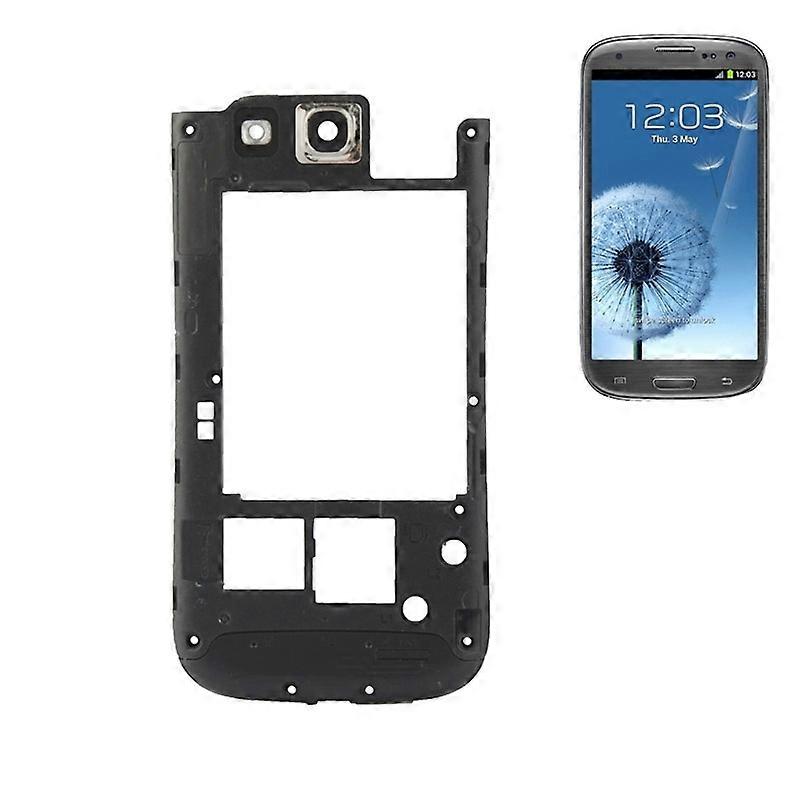 Para Galaxy SIII \ i9305 Placa intermedia (Negro)