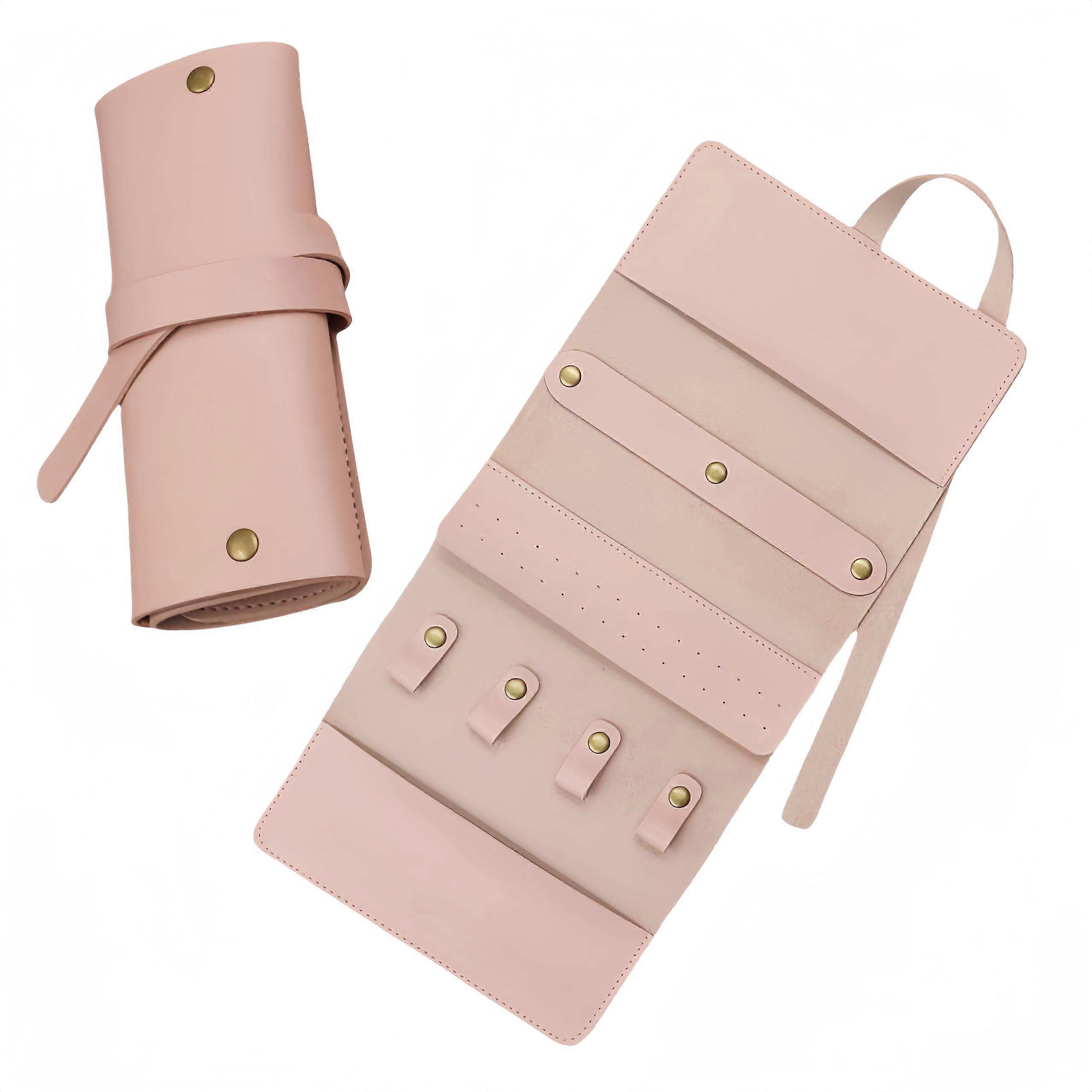 Jewelry Roll Organizer Bag for Travel Storage and Protection, Compact Size, Durable Material, Stylish Design, Multi-Compartment