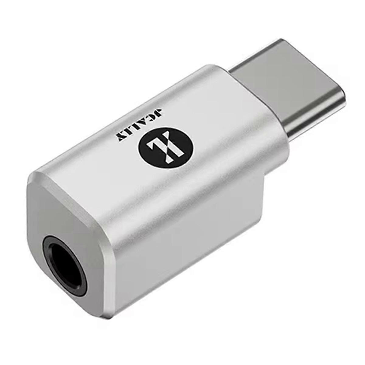 JA56 Type-C to 3.5mm HIFI Adaptar Amp 384kHz/32bit Digital Audio Code Adapter for Phone Call, Live