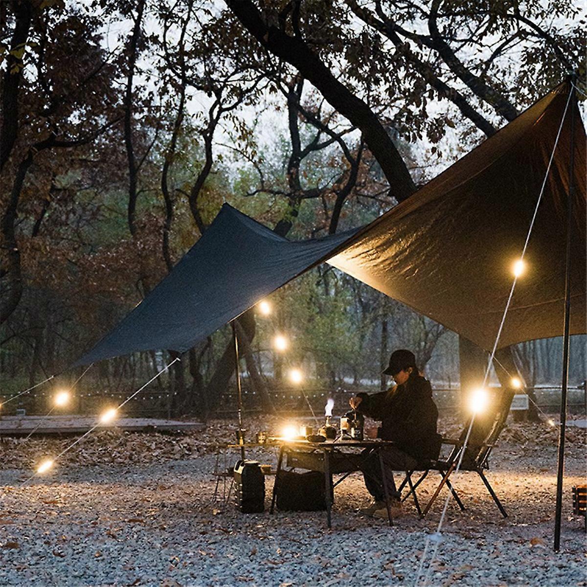 Wind Rope Light Reading Lighting Portable Camping Ambient Light Wind Rope Warning Lights