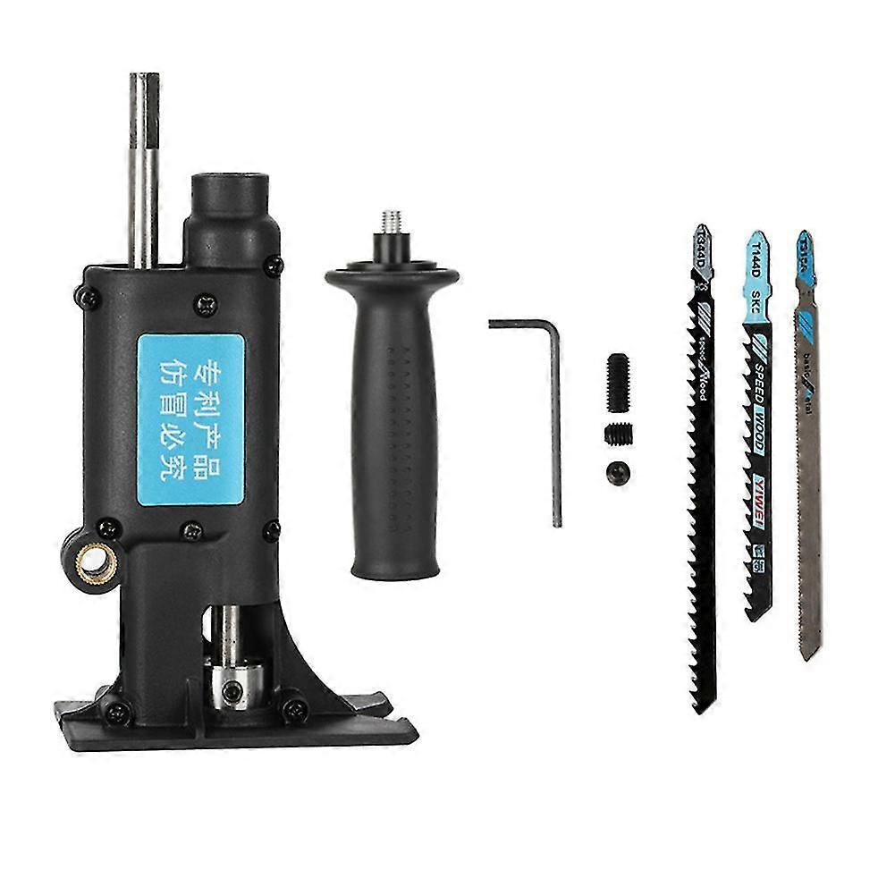 Electric Drill Modified To Electric Saws Accessory