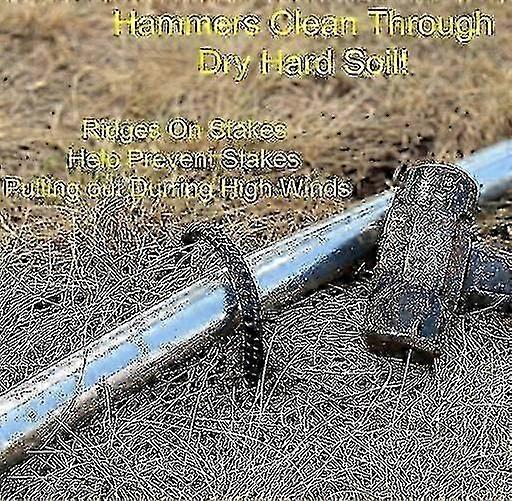 8pcsトランポリンステークU字型アンカーヘビーデューティメタル固定ネイルアズール