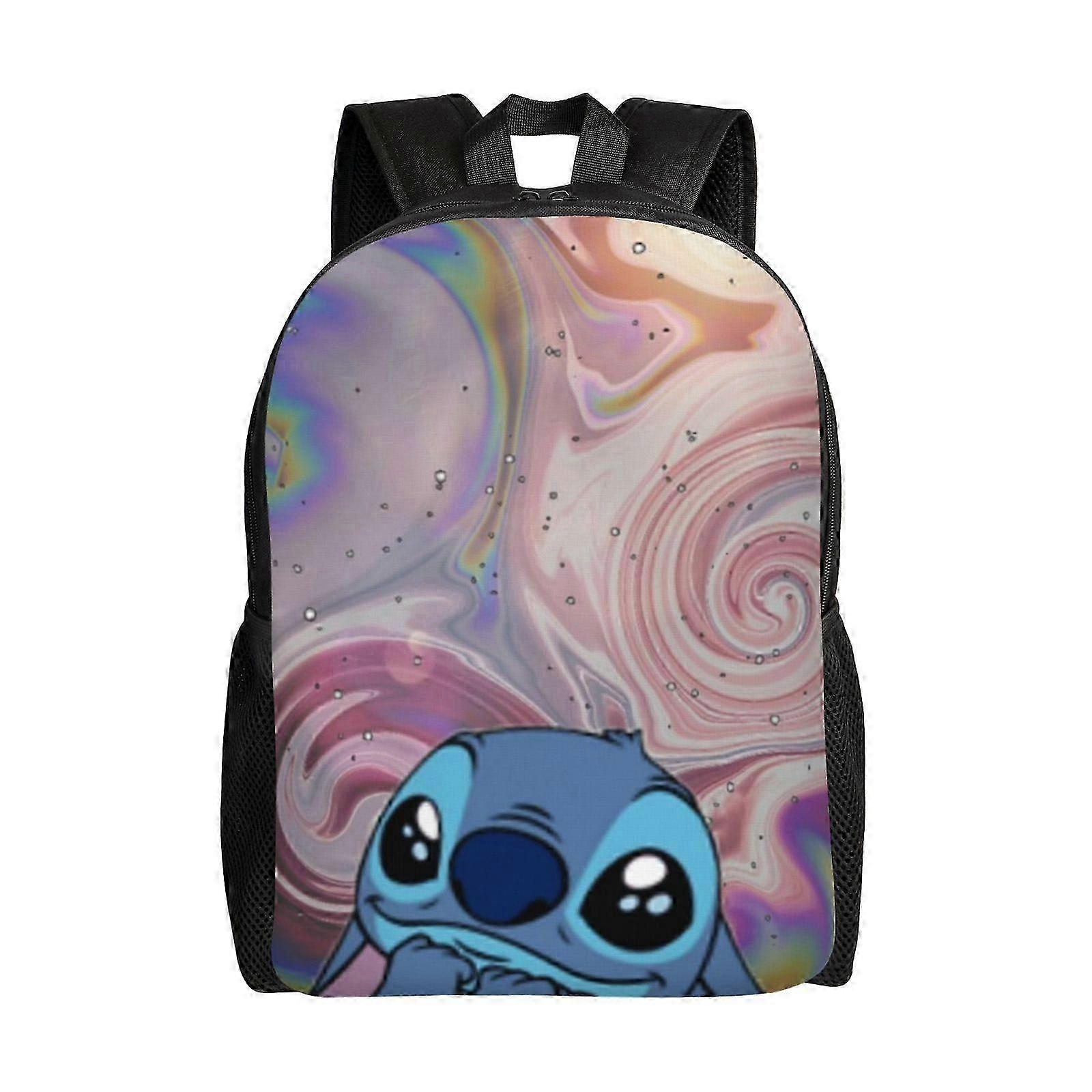 c982 Stitch Backpack Girls, Lilo &amp Stitch School Bag Kids Backpack Backpacks, Lightweight Large Backpacks Capacity Work Travel Casual Shoulders Day