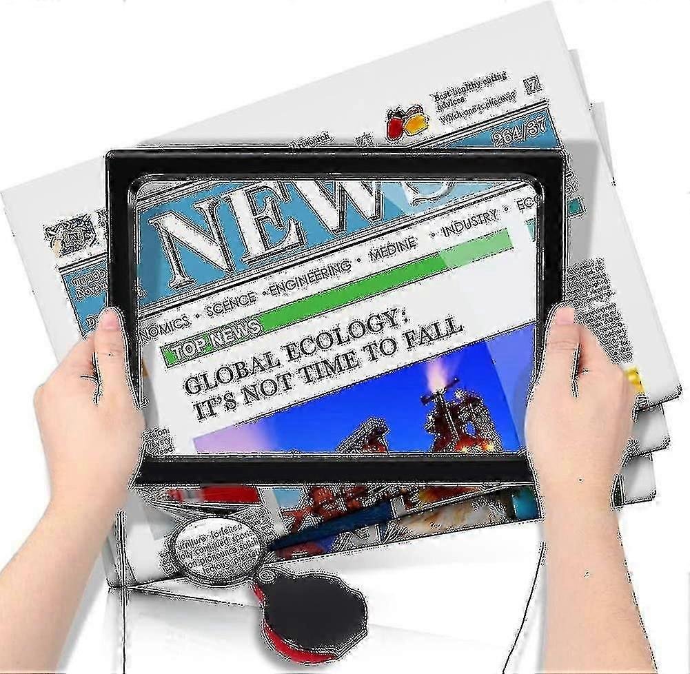 Reading Magnifiers Magnifier With Light, 3x Magnification