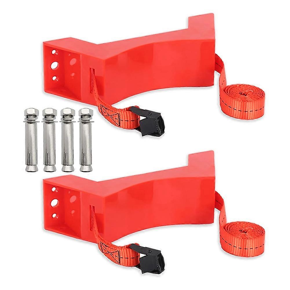 2Pcs Propane Tank Holder, Cylinder Wall Mounted Bracket,A