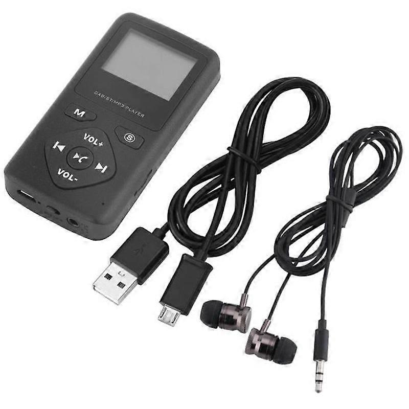 ZJCHAO DAB digital radio Portable DAB digital radio receiverDAB+ Bluetooth MP3 Player with Headphones
