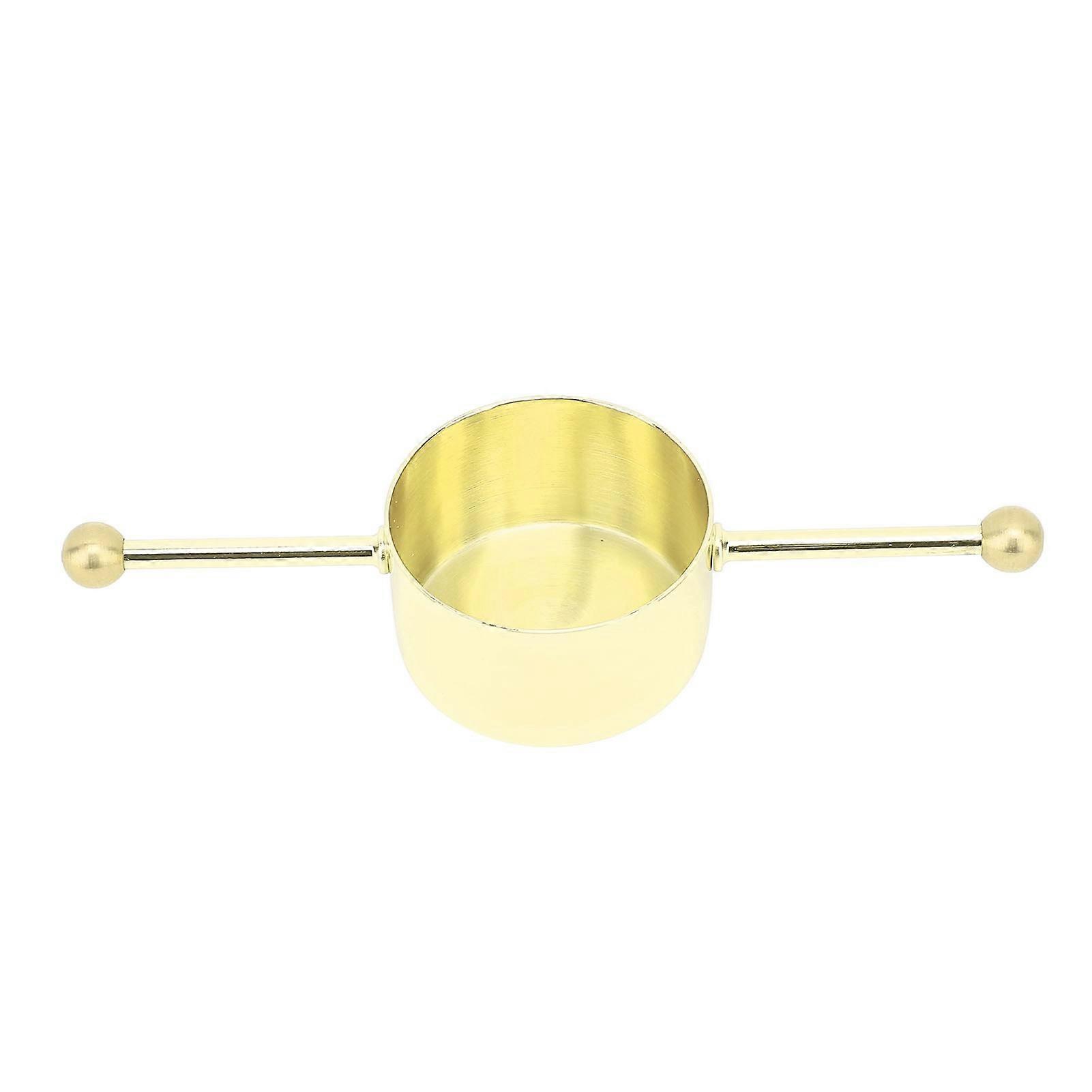 Bartender Measuring Cup 30ml Precise Control Double Bead Stainless Steel Jigger for Bar Gold Plated