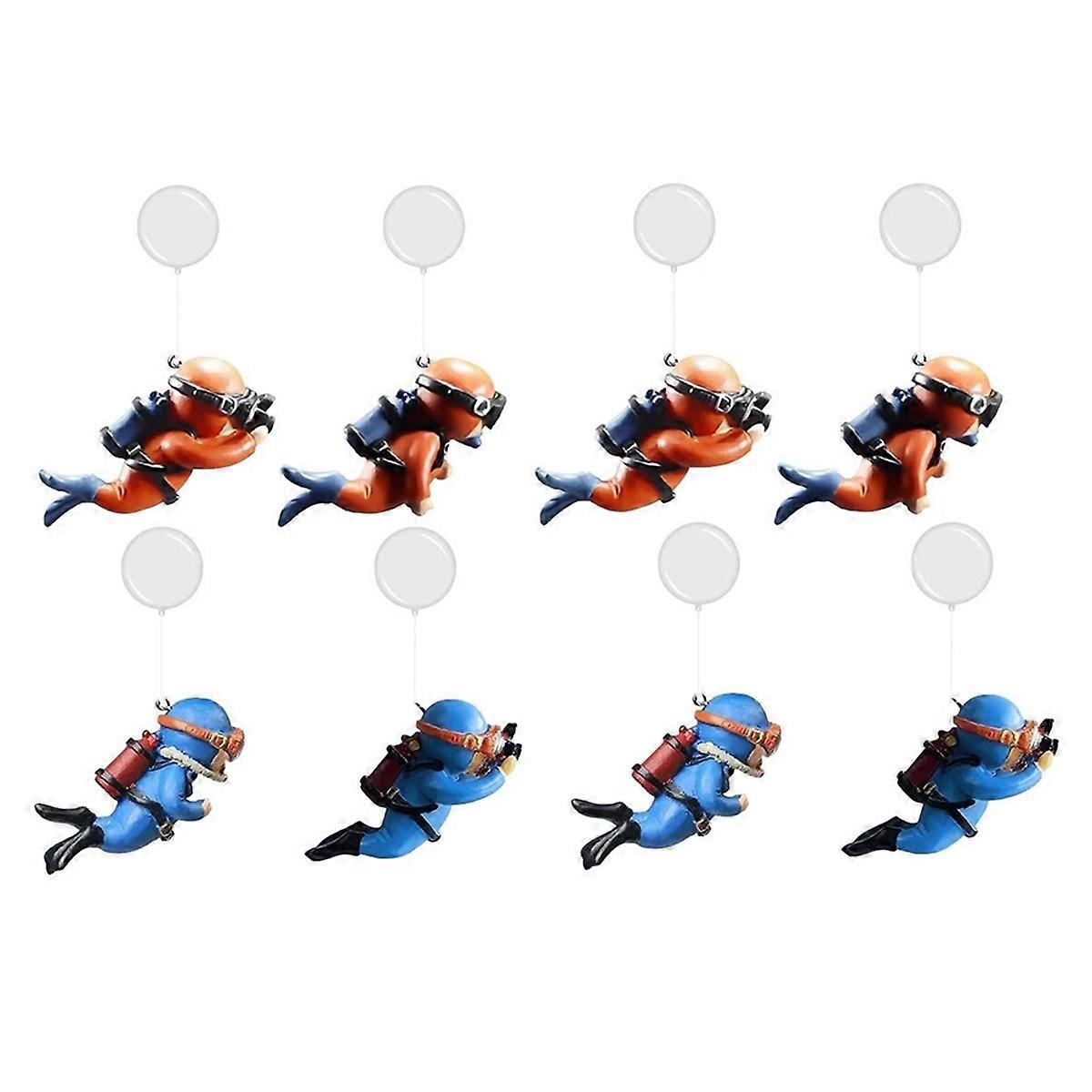 Fish Tank Decorations Accessories Floating Diver Aquarium Ornaments