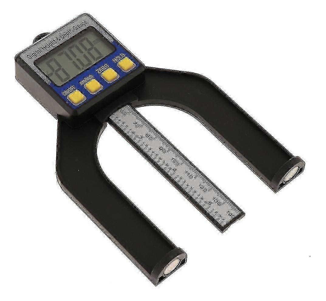 Digital Height Gauge Depth Gauge Indicator,digital Display Woodworking Table Saw Height Gauge 0-80mm Depth Gauge Height Depth Gauge Digital Display Ve