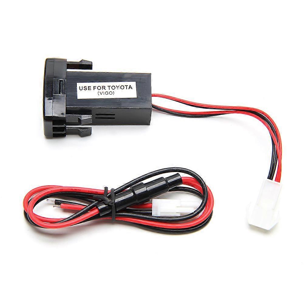 Car UTV for Camper Cigarette Lighters Socket Splitter Charger Dual USB Quick Charge 12V/24V Auto Charging Power Adapter  Black