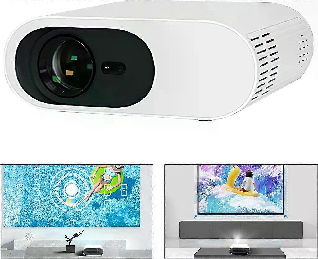 Mini projecteur natif 1080P avec télécommande Bluetooth, écran 40-200 pouces, système Android, 700 lumens ANSI