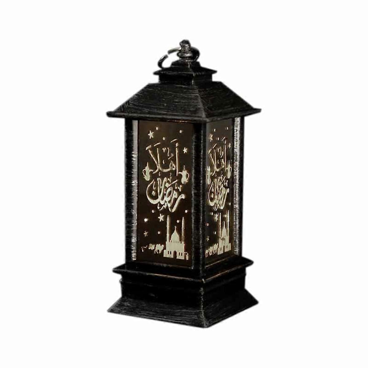 Eid Mubarak Lantern Ornaments Ramadan Lantern Nightlight Lighting,I