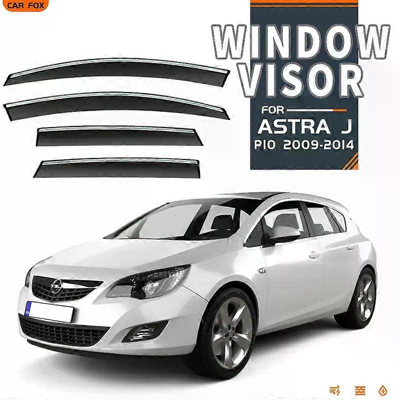 Applies to For Opel  Astra J P10 2009-2014 Hatchback Window Visor Vent Shades Ventvisor Wind Deflectors Visors Rain Visor