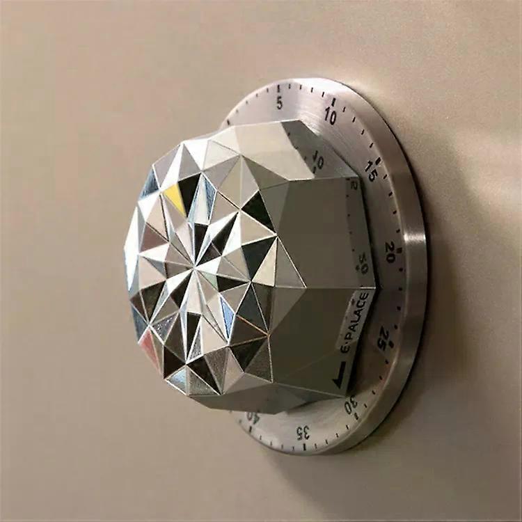 Mechanical Timer-Stainless Steel Magnetic Kitchen Reminder,Creative Design