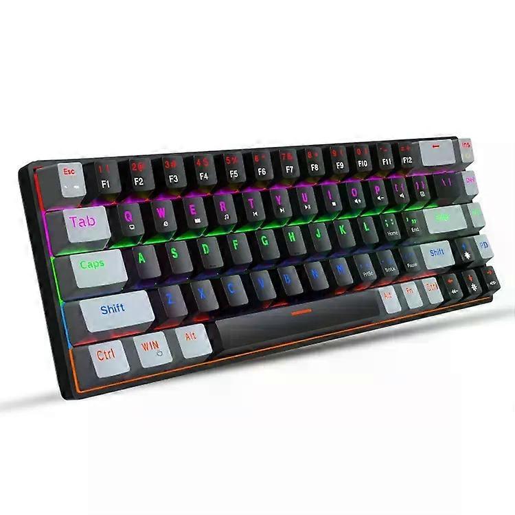 Mechanical Keyboard-68 Keys,Type-C,Backlit,HXSJ V800